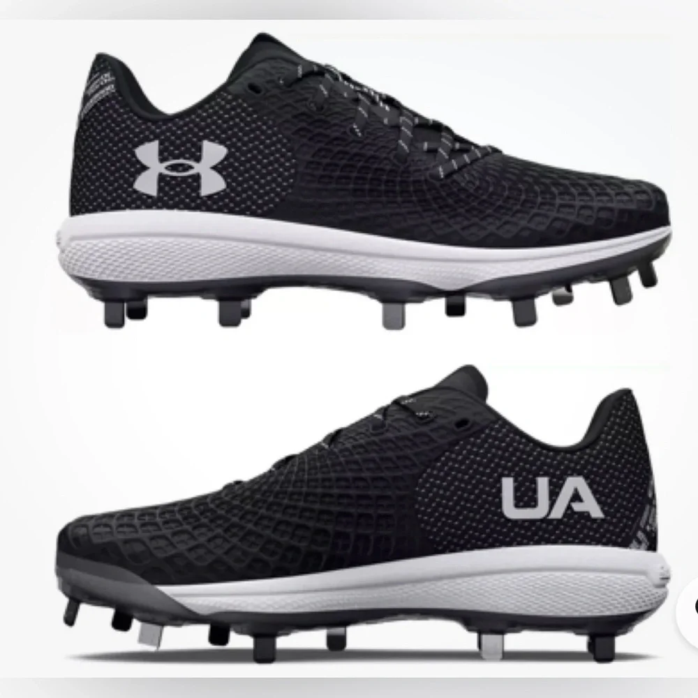 Under Armour Glyde 2 MT Molded Softball Cleats Women's Size9Black Athletic Metal